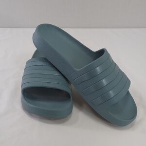 Adidas Adilette Slides Blue Monochrome 8